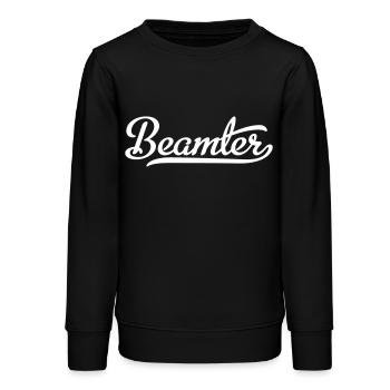 Beamter - Teenager Organic Sweatshirt Mini Changer von Stanley/Stella - Schwarz - Vorne - AI Model Teenager Male light (155cm)