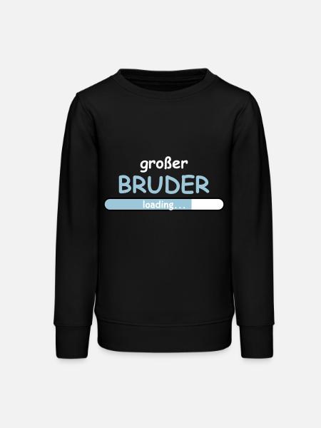 Großer Bruder - Teenager Organic Sweatshirt Mini Changer von Stanley/Stella - Schwarz