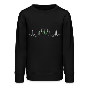 Landwirt - Teenager Organic Sweatshirt Mini Changer von Stanley/Stella - Schwarz - Vorne - AI Model Teenager Male light (155cm)