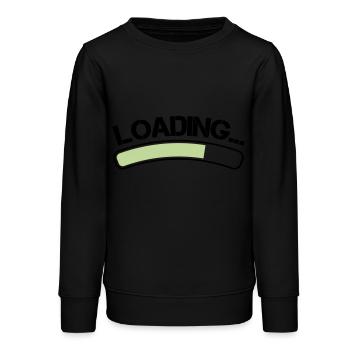 loading - Teenager Organic Sweatshirt Mini Changer von Stanley/Stella - Schwarz - Vorne - AI Model Teenager Male light (155cm)