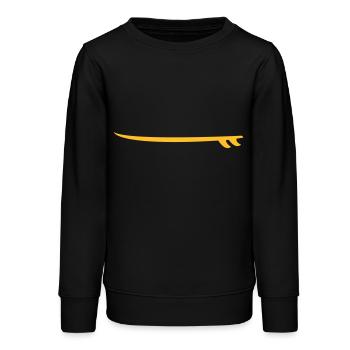Surfboard - Teenager Organic Sweatshirt Mini Changer von Stanley/Stella - Schwarz - Vorne - AI Model Teenager Male light (155cm)