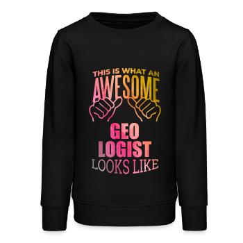 Geologie - Teenager Organic Sweatshirt Mini Changer von Stanley/Stella - Schwarz - Vorne - AI Model Teenager Male light (155cm)