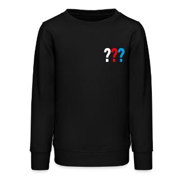 Die Drei ??? kleines Logo - Teenager Organic Sweatshirt Mini Changer von Stanley/Stella - Schwarz - Vorne - AI Model Teenager Male light (155cm)
