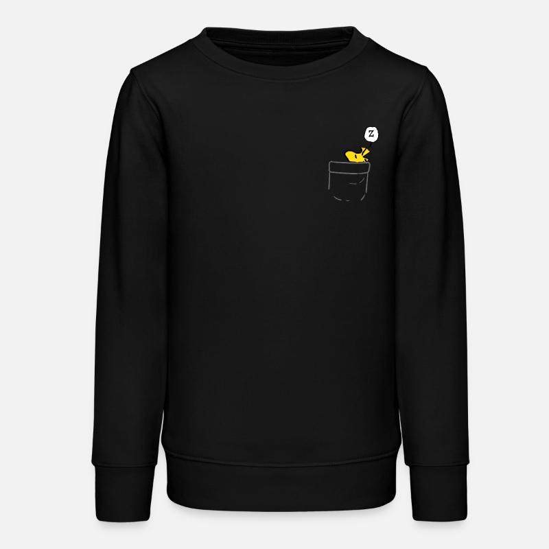Peanuts Design Avec Woodstock Endormi - Sweat ado bio Stanley/Stella - noir