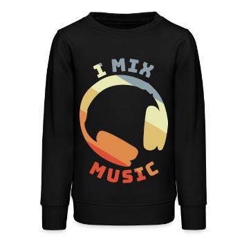 Citation DJ - Sweat ado bio Stanley/Stella - noir - Devant - AI Model Teenager Male light (155cm)
