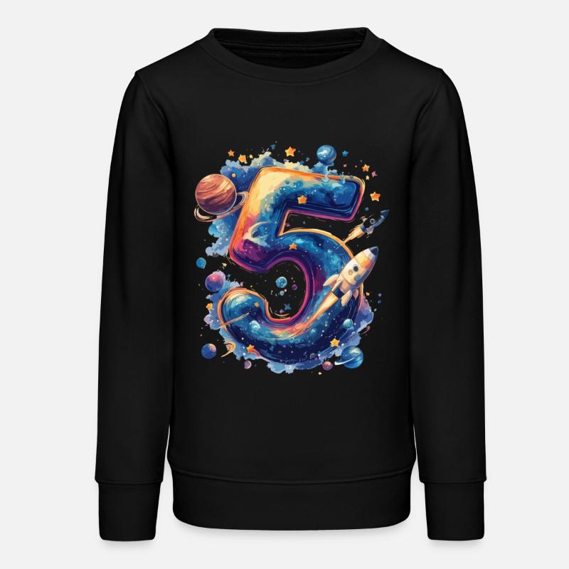 Espace 5e anniversaire - Sweat ado bio Stanley/Stella - noir