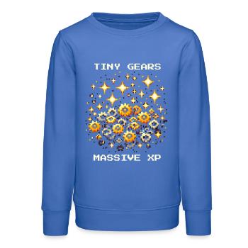 Tiny Gears XP Conduire Mécanique de précision Nerd Pixel - Sweat ado bio Stanley/Stella - carolina blue - Devant - AI Model Teenager Male dark (155cm)
