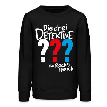 Die Drei ??? Kids aus Rocky Beach - Teenager Organic Sweatshirt Mini Changer von Stanley/Stella - Schwarz - Vorne - AI Model Teenager Male light (155cm)