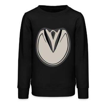 Huf Pferd für Hufpfleger - Teenager Organic Sweatshirt Mini Changer von Stanley/Stella - Schwarz - Vorne - AI Model Teenager Male light (155cm)