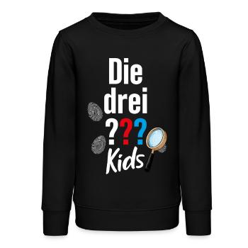Die Drei ??? Kids Logo und Gadgets - Teenager Organic Sweatshirt Mini Changer von Stanley/Stella - Schwarz - Vorne - AI Model Teenager Male light (155cm)