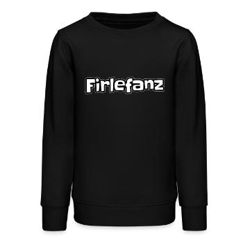 Firlefanz Deutsches Wort Unsinn Quatsch Kokolores - Teenager Organic Sweatshirt Mini Changer von Stanley/Stella - Schwarz - Vorne - AI Model Teenager Male light (155cm)