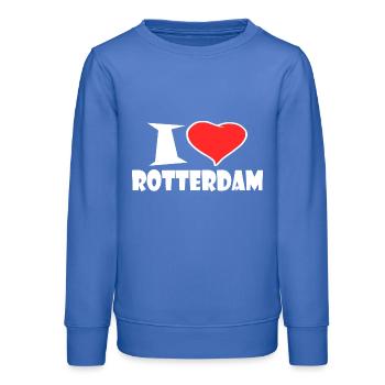 Rotterdam - Sweat ado bio Stanley/Stella - carolina blue - Devant - AI Model Teenager Male dark (155cm)