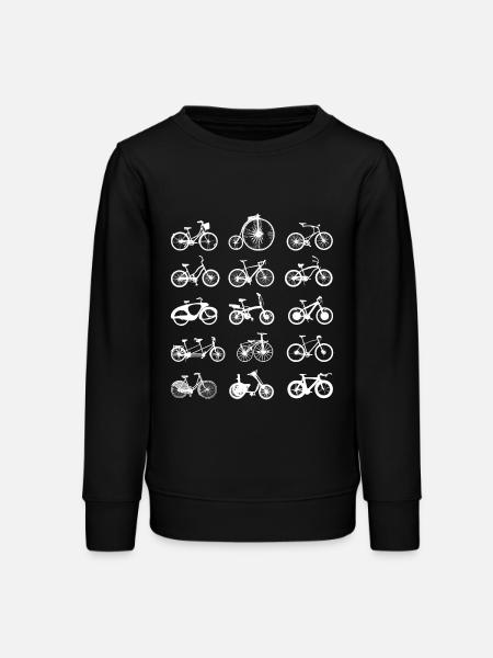 Fahrrad rad räder radl - Teenager Organic Sweatshirt Mini Changer von Stanley/Stella - Schwarz