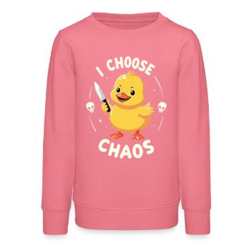 Küken - Teenager Organic Sweatshirt Mini Changer von Stanley/Stella - Pink  - Vorne - AI Model Teenager Male dark (155cm)