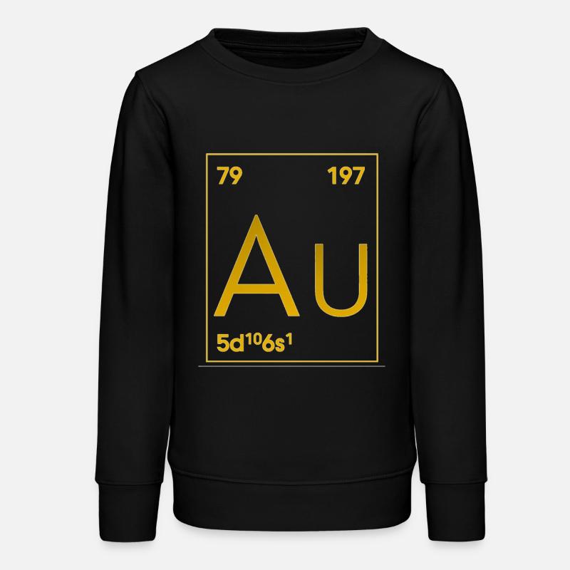 L'or comme élément Aurum - Sweat ado bio Stanley/Stella - noir
