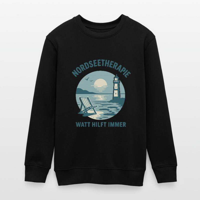 Nordseetherapie - Watt hilft immer Teenager Organic Sweatshirt Mini Changer von Stanley/Stella