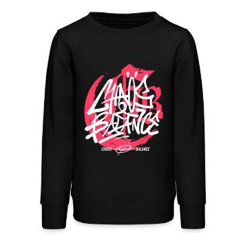 Streetwear Urban Graffiti - Teenager Organic Sweatshirt Mini Changer von Stanley/Stella - Schwarz - Vorne - AI Model Teenager Male light (155cm)
