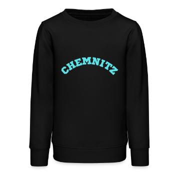 Chemnitz - Teenager Organic Sweatshirt Mini Changer von Stanley/Stella - Schwarz - Vorne - AI Model Teenager Male light (155cm)
