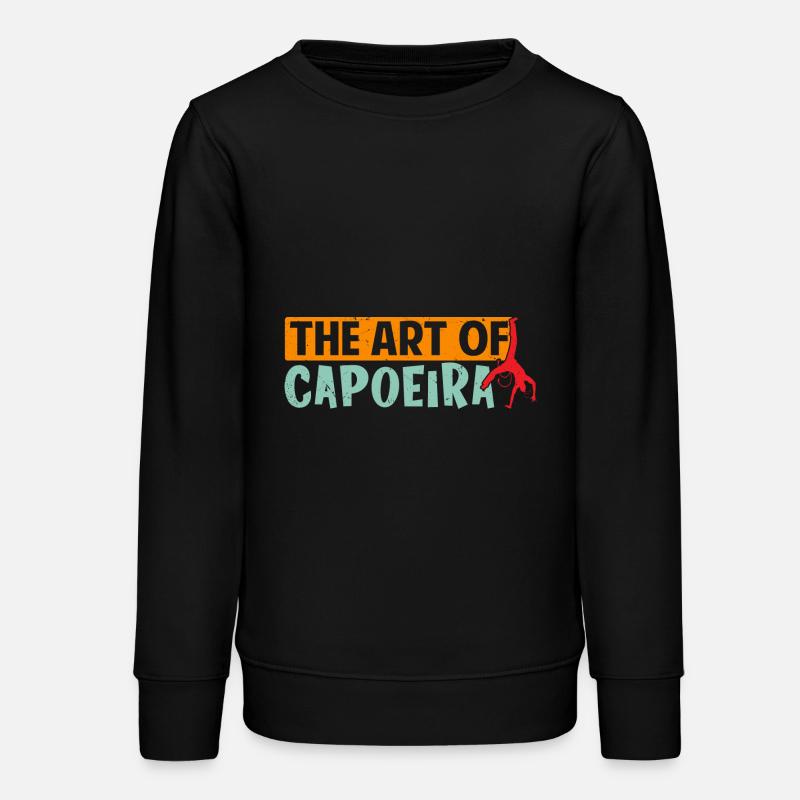 Die Kunst der Capoeira - Teenager Organic Sweatshirt Mini Changer von Stanley/Stella - Schwarz