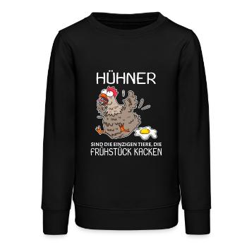 Landwirt Landwirte Huhn Hühner Spruch - Teenager Organic Sweatshirt Mini Changer von Stanley/Stella - Schwarz - Vorne - AI Model Teenager Male light (155cm)