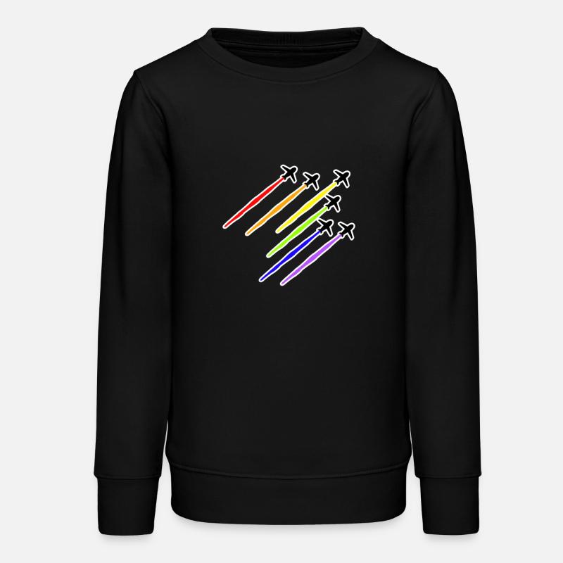LGBT avion - Sweat ado bio Stanley/Stella - noir