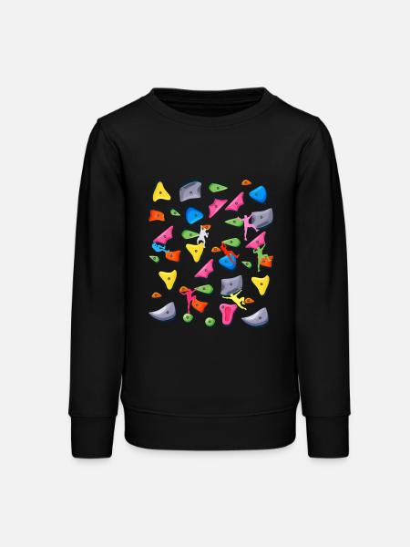 Bouldern Klettern Boulderer Boulder - Teenager Organic Sweatshirt Mini Changer von Stanley/Stella - Schwarz
