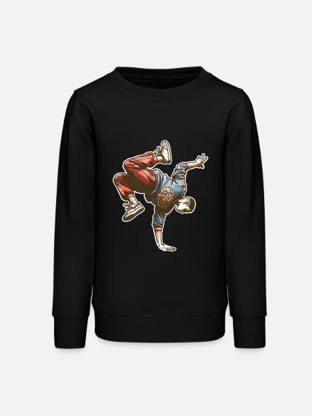 Breakdance - Teenager Organic Sweatshirt Mini Changer von Stanley/Stella - Schwarz