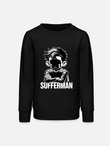 Sufferman Lustige Superhelden-Parodie - Teenager Organic Sweatshirt Mini Changer von Stanley/Stella - Schwarz
