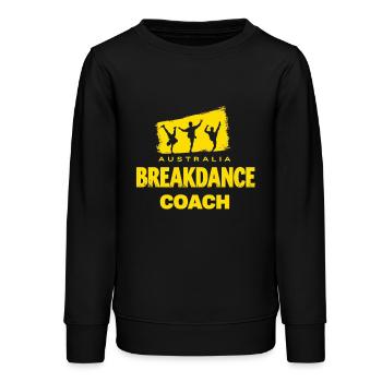 Breakdance Coach Motiv – Tänzer Outfit mit Stil - Teenager Organic Sweatshirt Mini Changer von Stanley/Stella - Schwarz - Vorne - AI Model Teenager Male light (155cm)