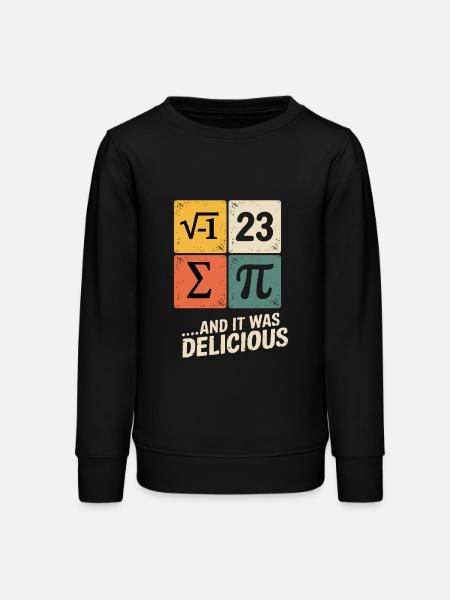 Pi Mathe - Teenager Organic Sweatshirt Mini Changer von Stanley/Stella - Schwarz