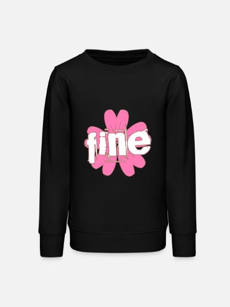fine - Teenager Organic Sweatshirt Mini Changer von Stanley/Stella - Schwarz