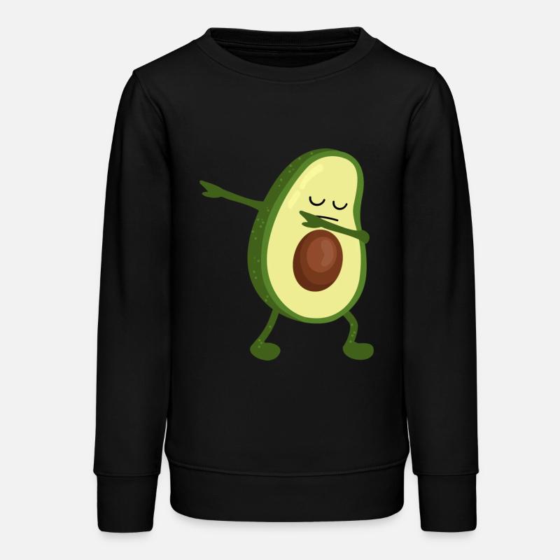 Dabbing Avocado - Dab Dance - Lustig - Cool -Trend - Teens Organic Sweatshirt by Stanley/Stella - black