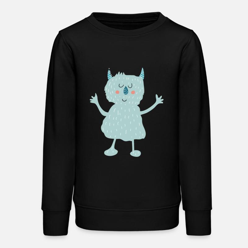 Monster - Teens Organic Sweatshirt by Stanley/Stella - black