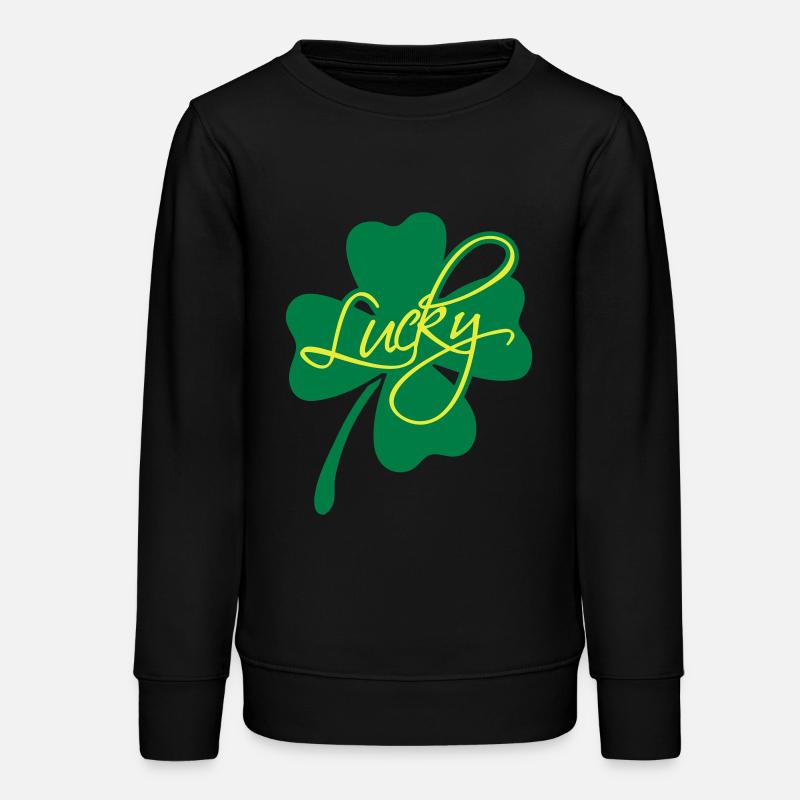 Lucky Shamrock - Sweat ado bio Stanley/Stella - noir