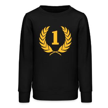 Victoire (vectoriel) - Sweat ado bio Stanley/Stella - noir - Devant - AI Model Teenager Male light (155cm)