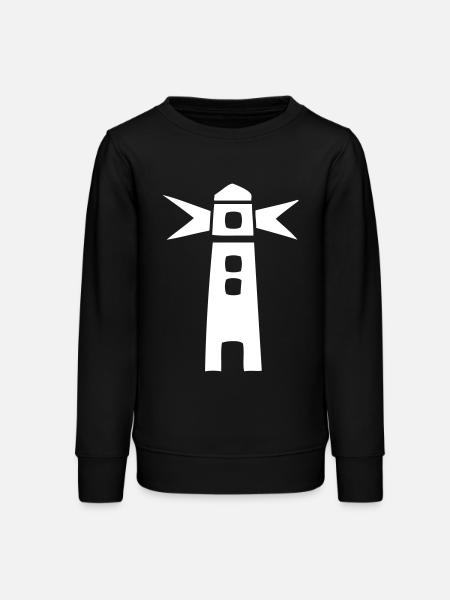 Leuchtturm - Teenager Organic Sweatshirt Mini Changer von Stanley/Stella - Schwarz