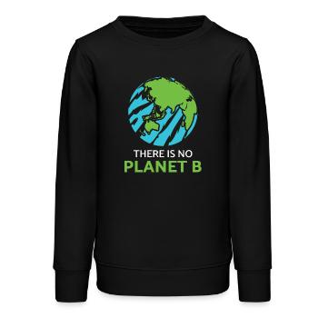 Klimaschutz Umwelt Planet Erde Klima Klimapolitik - Teenager Organic Sweatshirt Mini Changer von Stanley/Stella - Schwarz - Vorne - AI Model Teenager Male light (155cm)