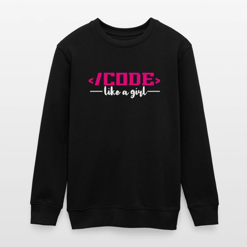 Codage Programmation informatique Sweat ado bio Stanley/Stella