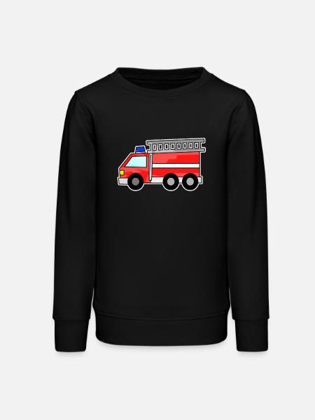 Feuerwehr - Teenager Organic Sweatshirt Mini Changer von Stanley/Stella - Schwarz