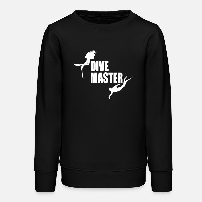 Divemaster Scuba Diving - Teens Organic Sweatshirt by Stanley/Stella - black