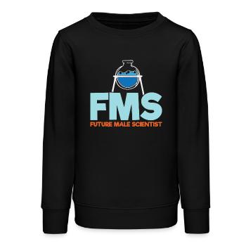 Künftiger männlicher Wissenschaftler - Teenager Organic Sweatshirt Mini Changer von Stanley/Stella - Schwarz - Vorne - AI Model Teenager Male light (155cm)