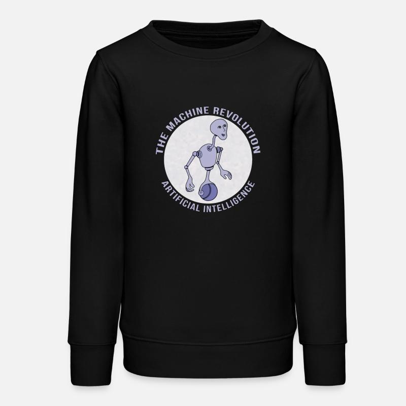 The Machine Revolution Artificial Intelligence - Teens Organic Sweatshirt by Stanley/Stella - black