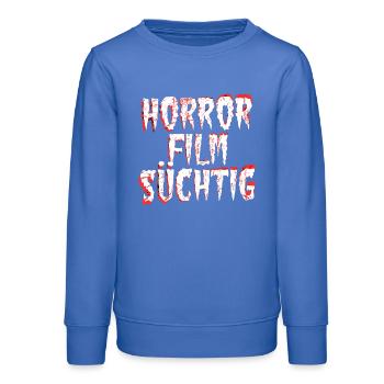 Kino Streaming Theater Movies Statement Filmabend - Teenager Organic Sweatshirt Mini Changer von Stanley/Stella - carolina Blue - Vorne - AI Model Teenager Male dark (155cm)
