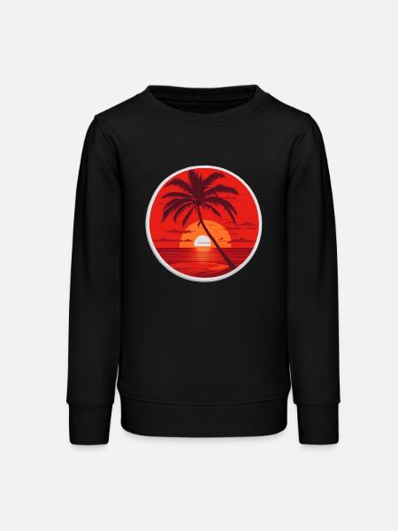 Sonnenuntergang - Teenager Organic Sweatshirt Mini Changer von Stanley/Stella - Schwarz