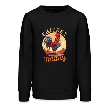 Königlicher Waliser mit Hahnenkopf - Teenager Organic Sweatshirt Mini Changer von Stanley/Stella - Schwarz - Vorne - AI Model Teenager Male light (155cm)