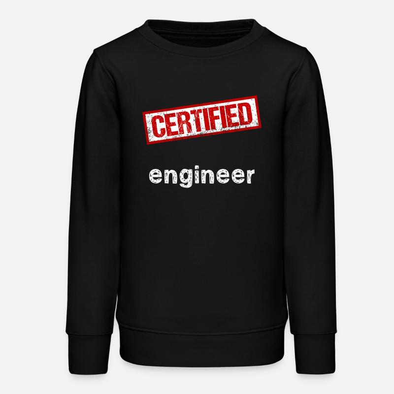 Engineer - Teens Organic Sweatshirt by Stanley/Stella - black