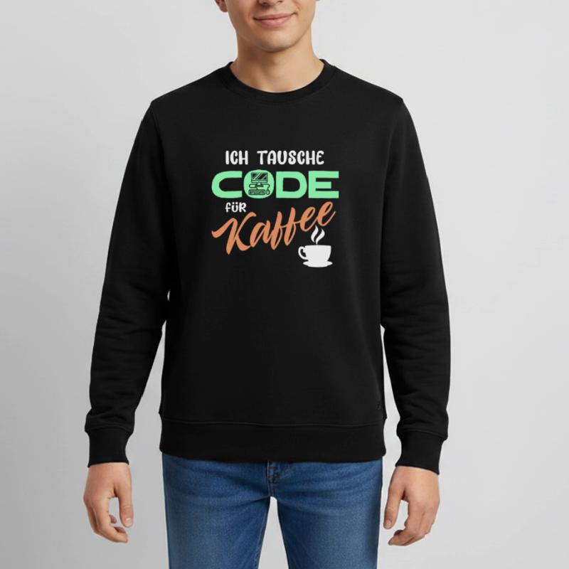Code Developer Statement Programmer Computer Teens Organic Sweatshirt by Stanley/Stella