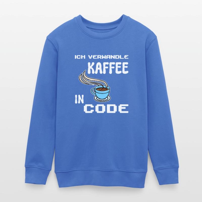 Developer Computergeek Statement Coding Scripting Teens Organic Sweatshirt by Stanley/Stella