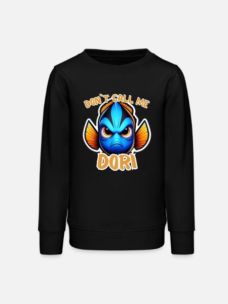 Wütende Dori - Teenager Organic Sweatshirt Mini Changer von Stanley/Stella - Schwarz