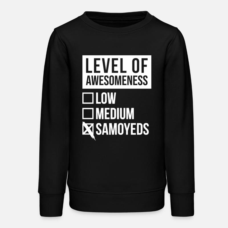 Samoyed - Teens Organic Sweatshirt by Stanley/Stella - black